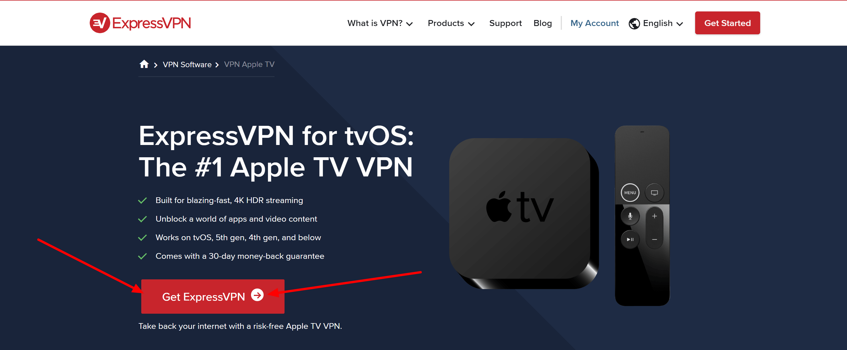 Express VPN for Apple TV
