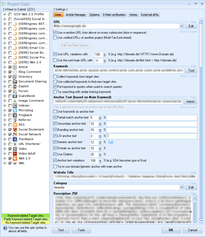 GSA Search engine ranker coupons