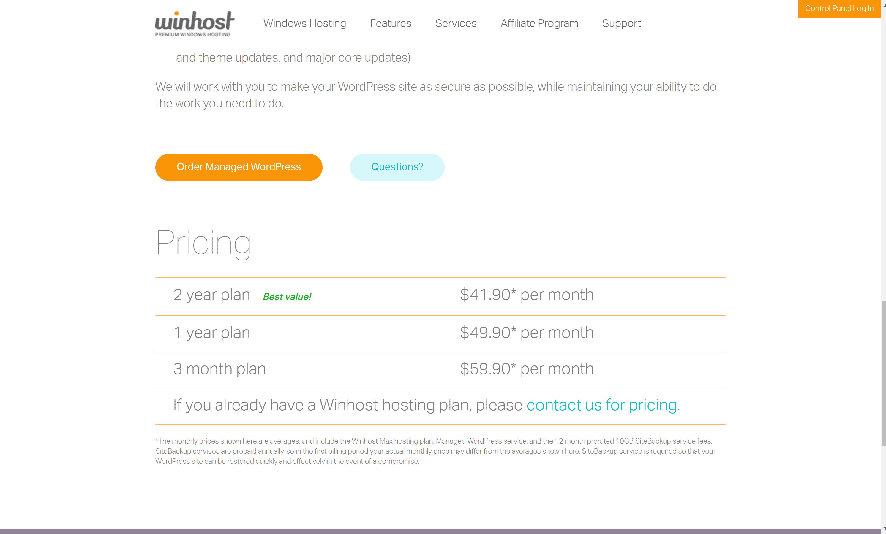 Managed WinHost wordpress hosting coupon Managed WinHost wordpress hosting coupon