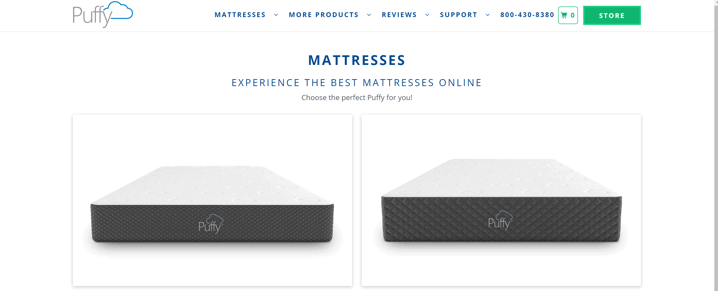 Pufffy Mattress Coupons and Discount- Puufy mattress produtcs