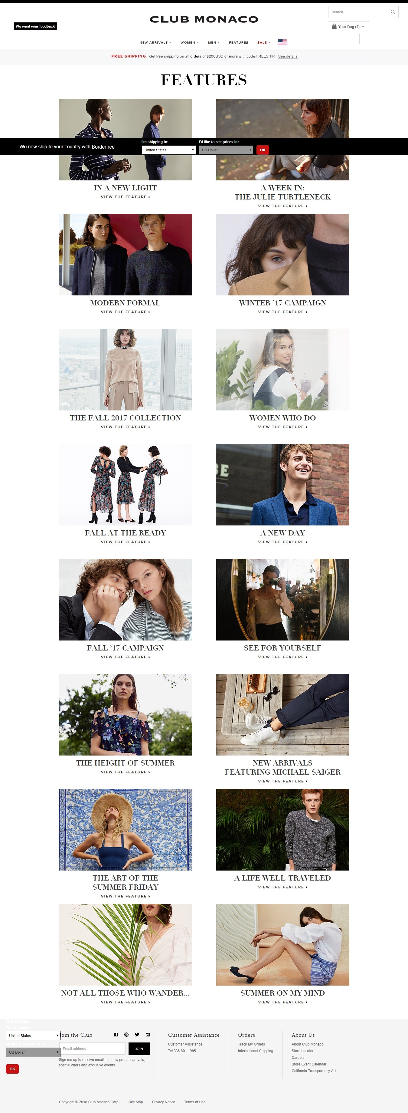 Club Monaco Coupon