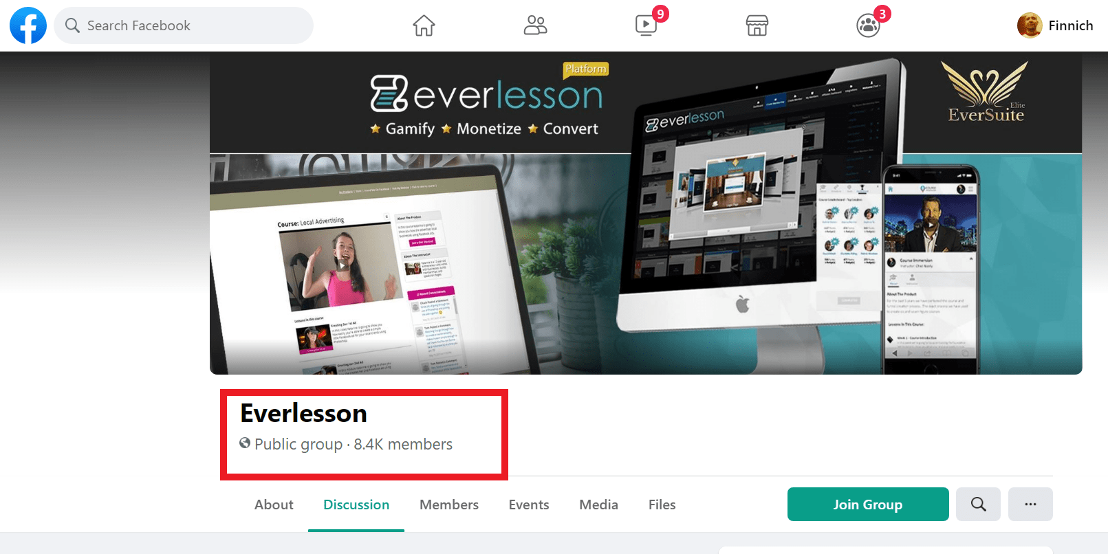 everlesson on facebook