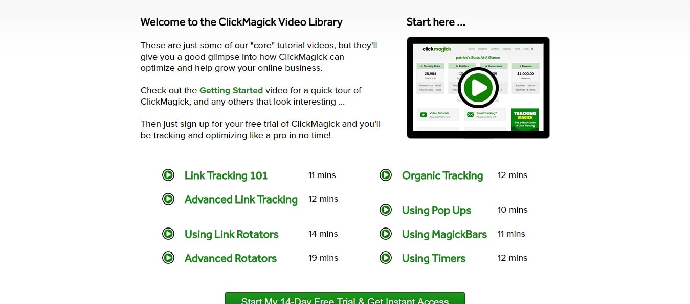 Clickmagick features- Clickmagick promo codes and coupons