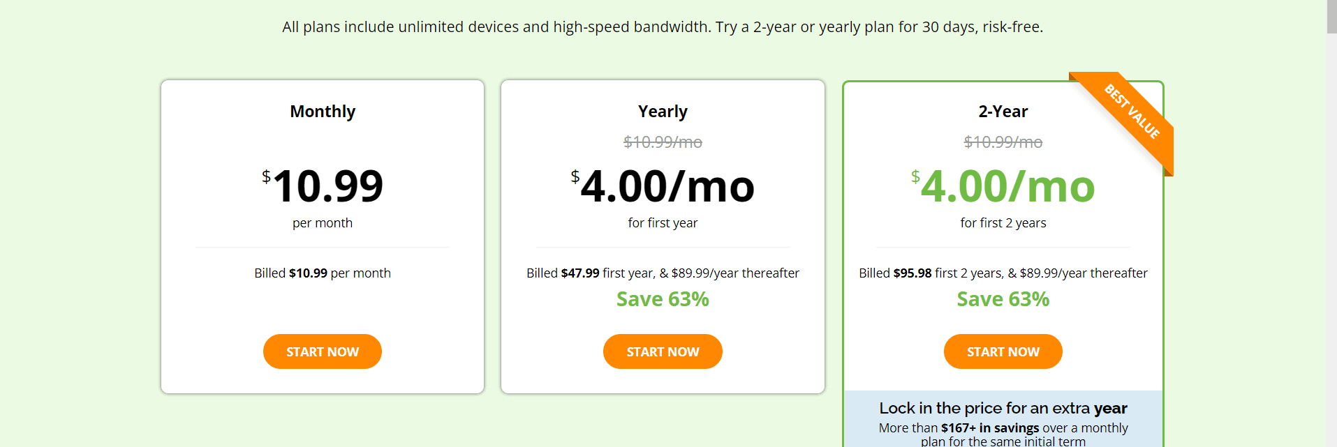 IPvanish pricing plans for VPN Cyrpus