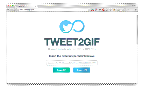 Tweet2gif - Save twitter videos