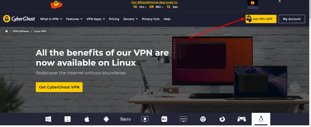 Cyberghost VPN For Linux servers