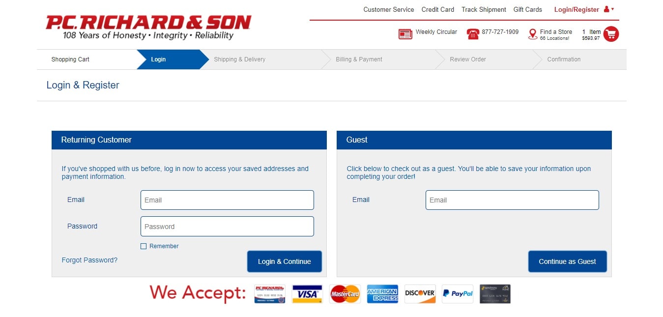 Pc richards coupon code