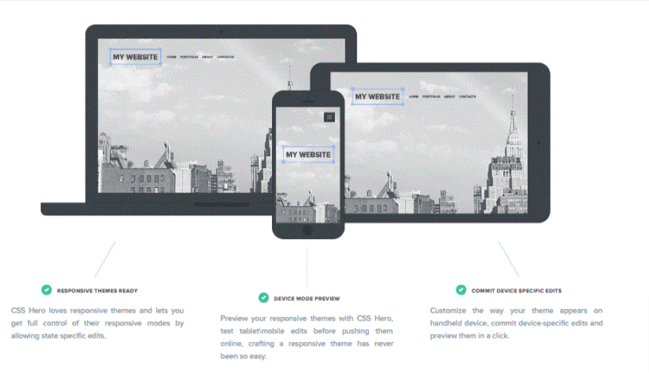 CSSHero Mobile friendly interface
