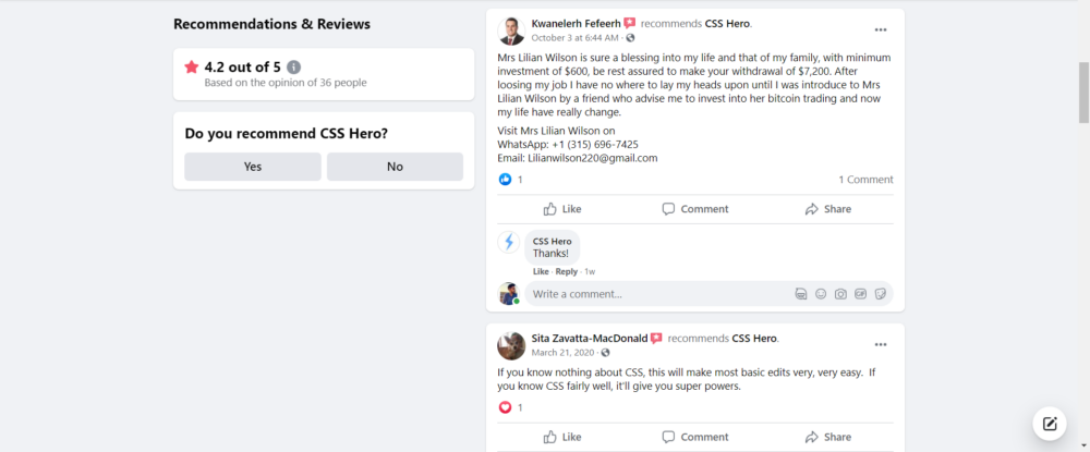 CSSHeroi customer reviews and coupons