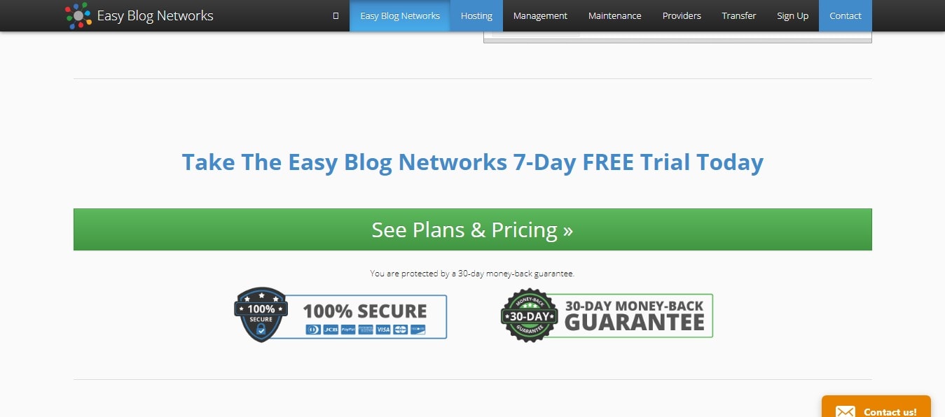 EASY Blog Networks coupon codes - free trail