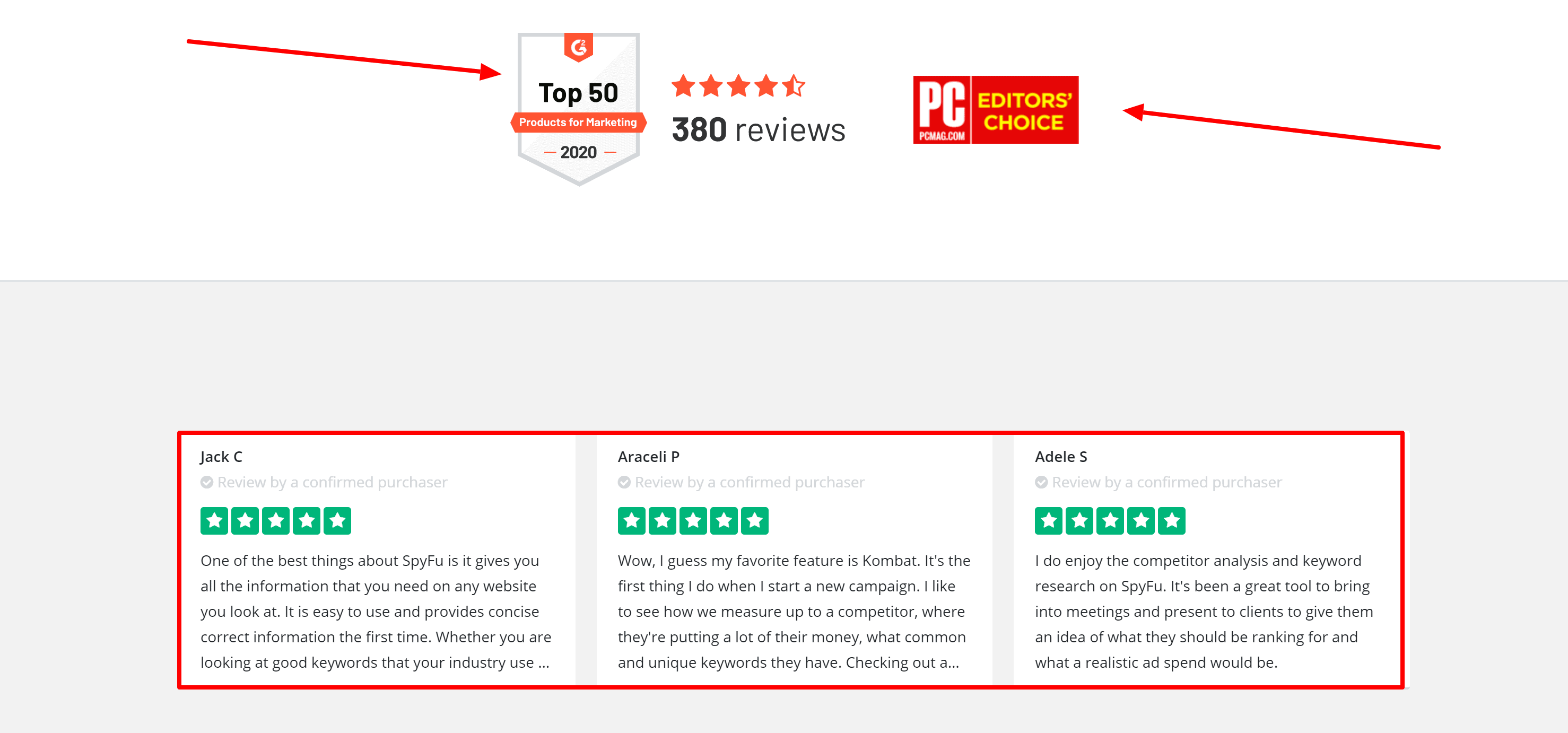 Spyfu reviews and testimonials- spyfu discount coupons