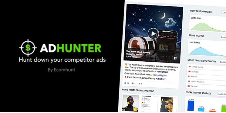 Hunt Down Your Competitor ads - Adhunter - Ecomhunt Coupon Codes
