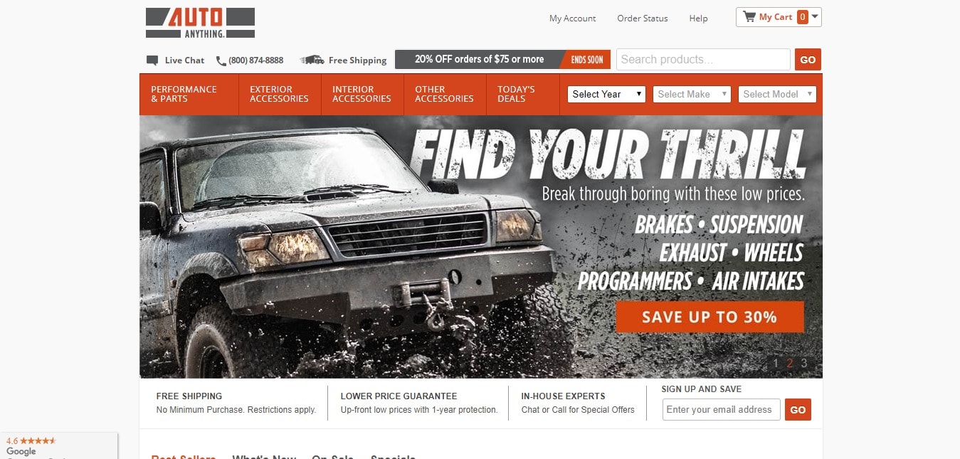 autoanything coupon 15