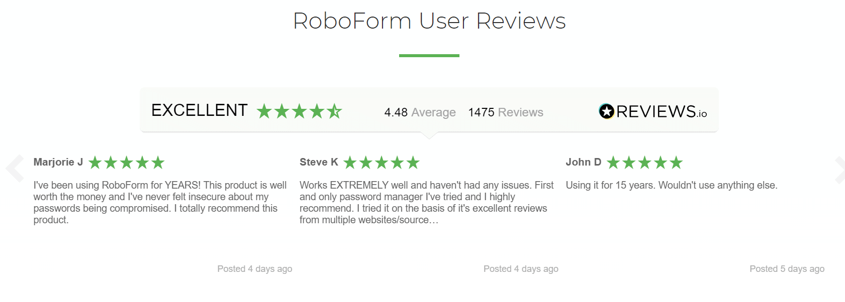 roboform user reviews