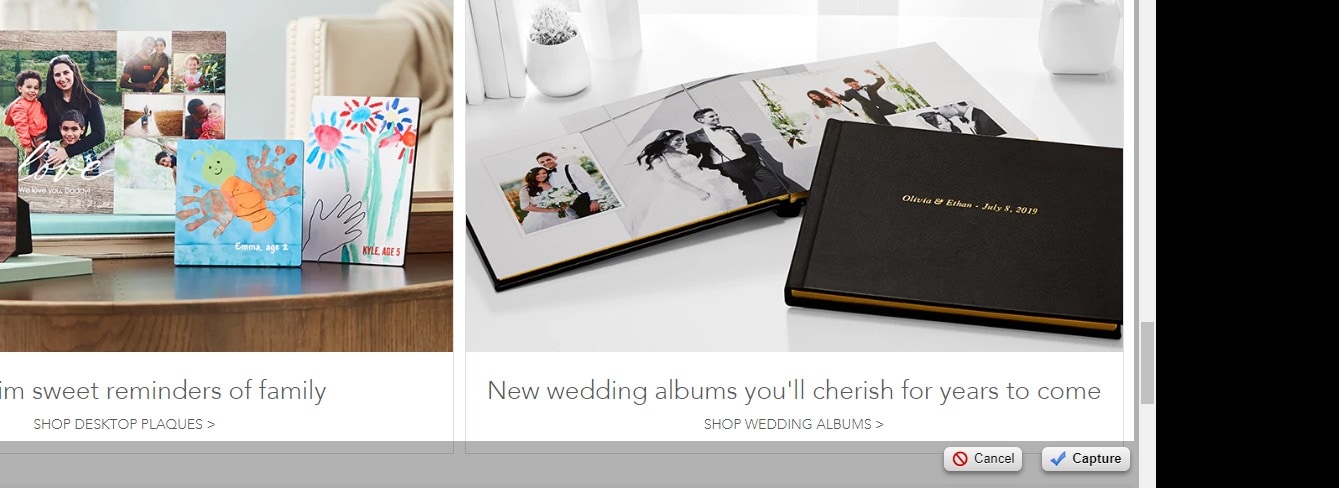 Products offered by Shutterfly