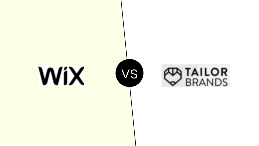 wix vs tailor brands comparison