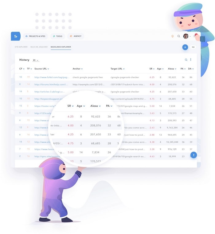 backlinks explorer