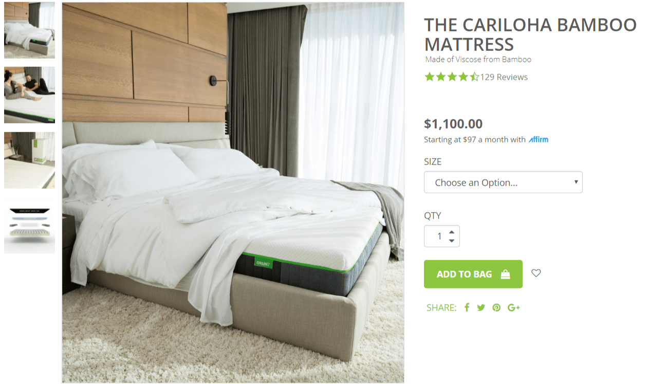 Cariloha Bamboo Coupon Coupons - Mattress Range