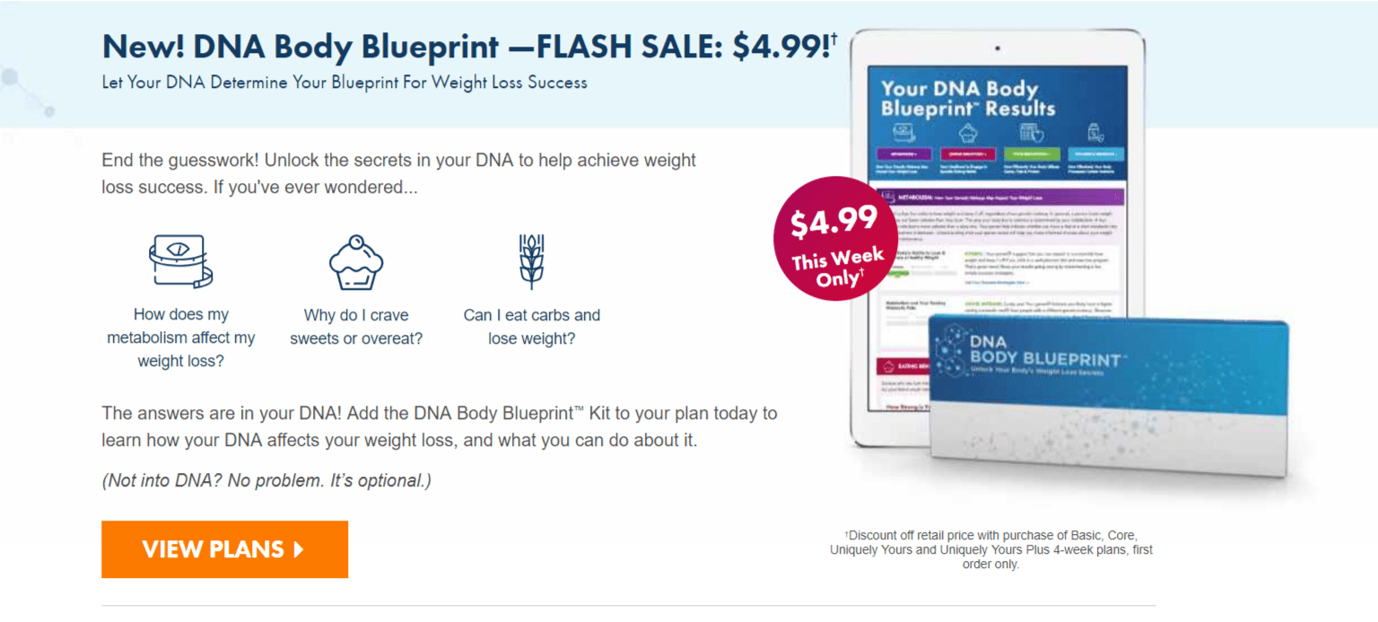 Nutrisystem Coupon Codes- The DNA Plan
