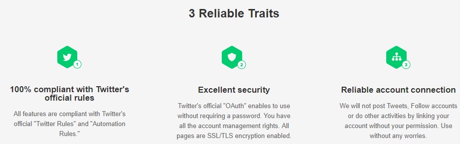 Reliable traits - security