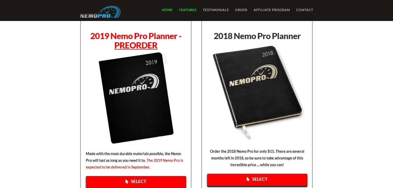 Nemo Pro Promo Code -pricing