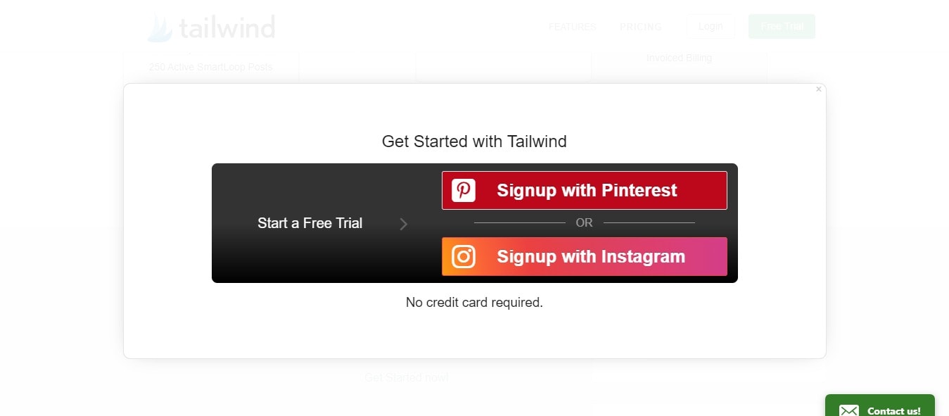 Tailwind discount coupons - Easy Signup
