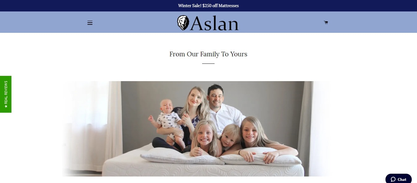 Aslan Mattress Coupon - from our family to your