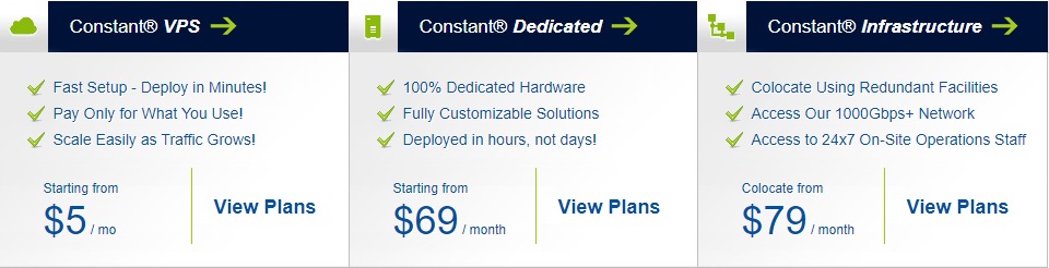 Constant Hosting Discount Coupon - Price Plan