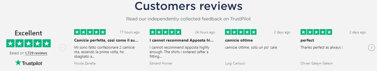 Apposta promo codes - Customer reviews