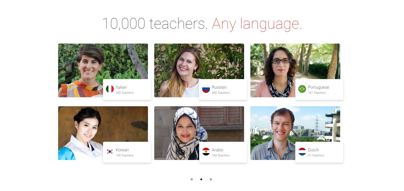 iTalki 10000 teachers any languge