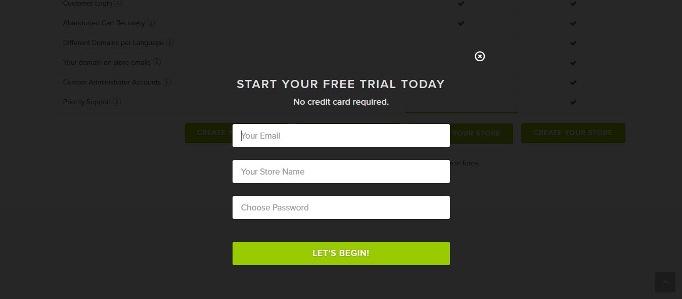 Jumpseller Coupon- start your trail