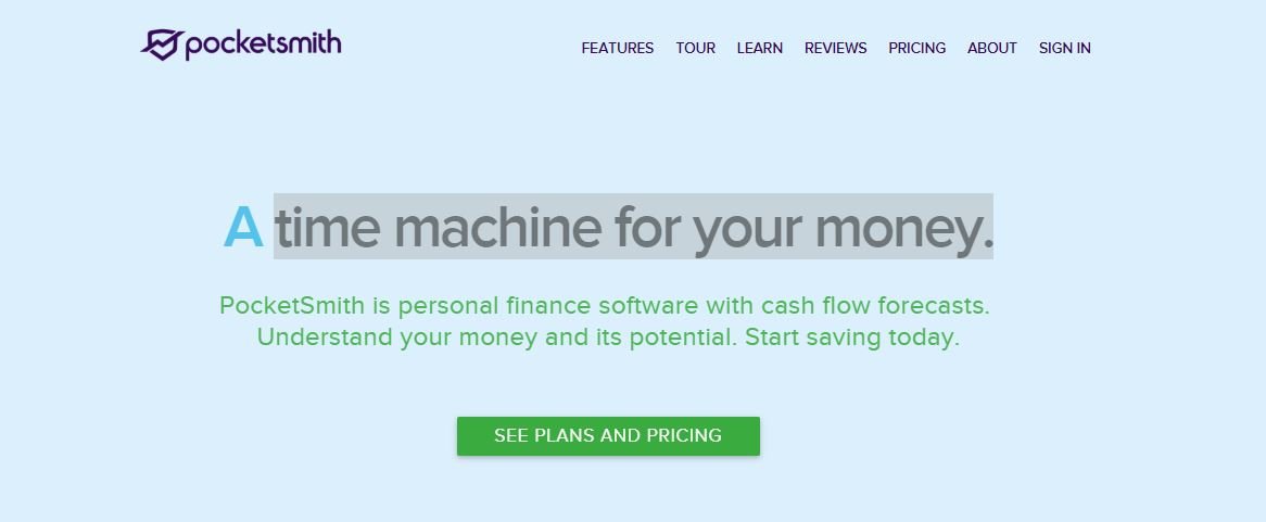pocketsmith-home-page
