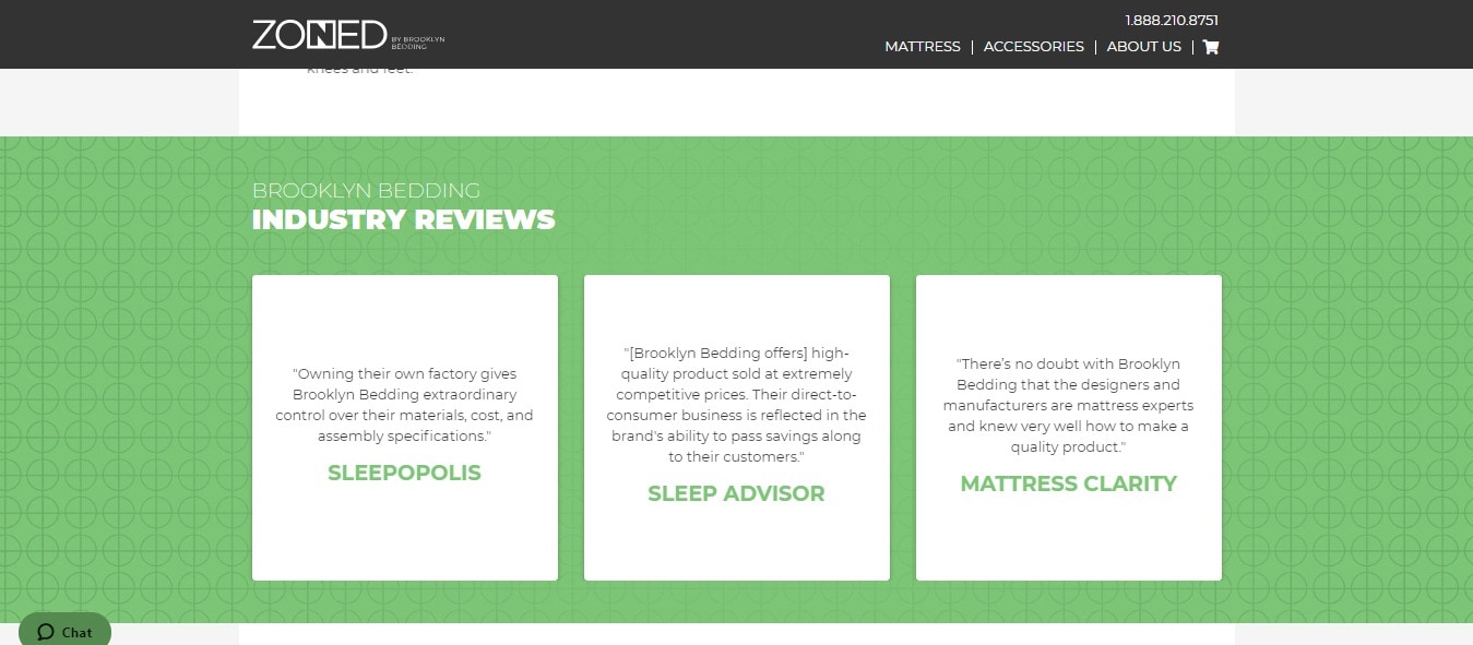 sleep products - industry reviews