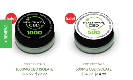 Healthworx CBD Oil Coupons Codes-CBD Oil Crystals