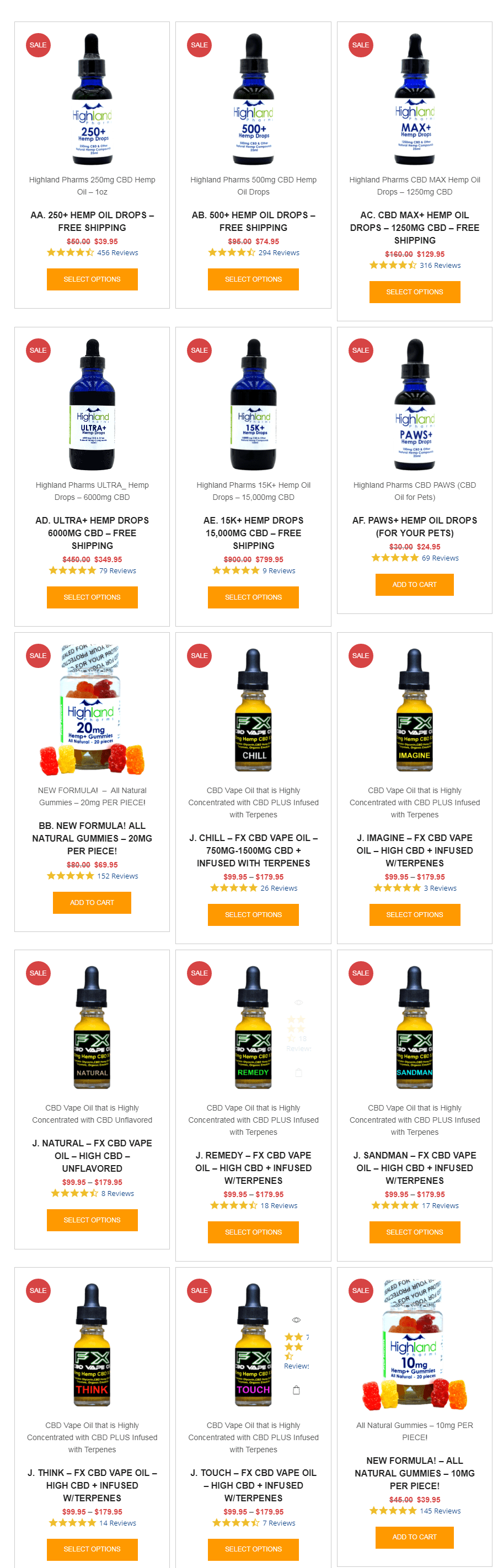 Highland Pharms Coupon Codes-CBD Hemp Oil