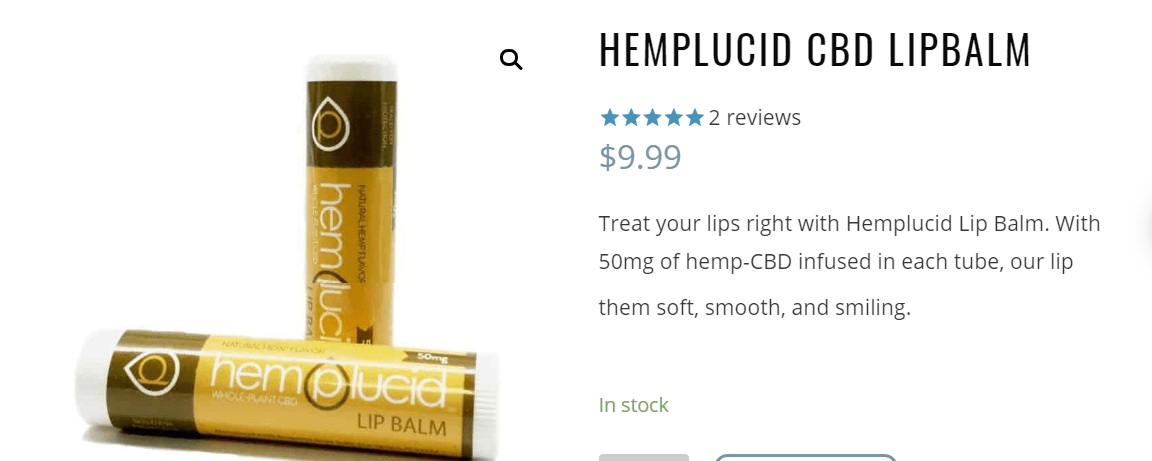 Hemplucid Discount Coupon Code-LipBalm