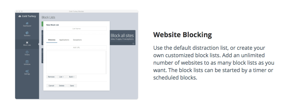 Blocking Websites