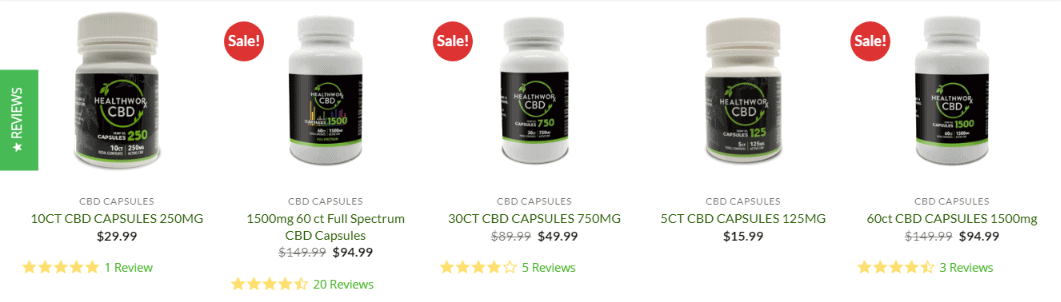 Healthworx CBD Oil Coupons Codes-CBD Capsules