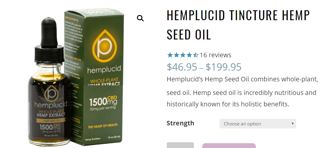 Hemplucid Discount Coupon Code-Tincture