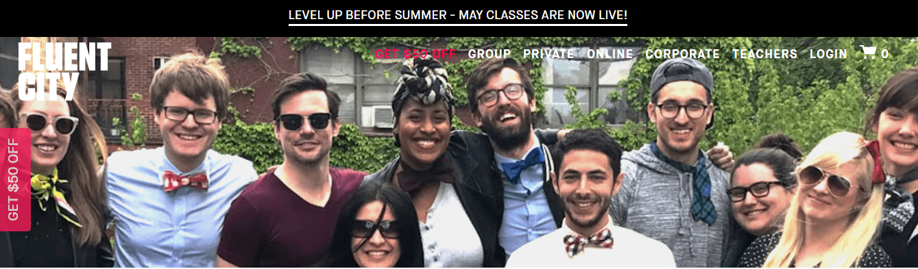 Level Up With Fluent City - Group Classes Level Up With Fluent City - Group Classes