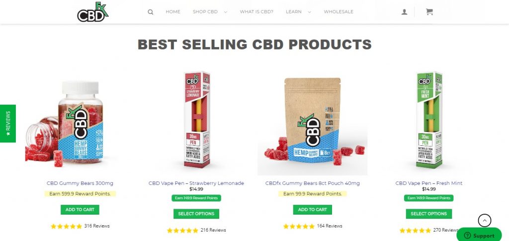 CBDfx reviews with coupons