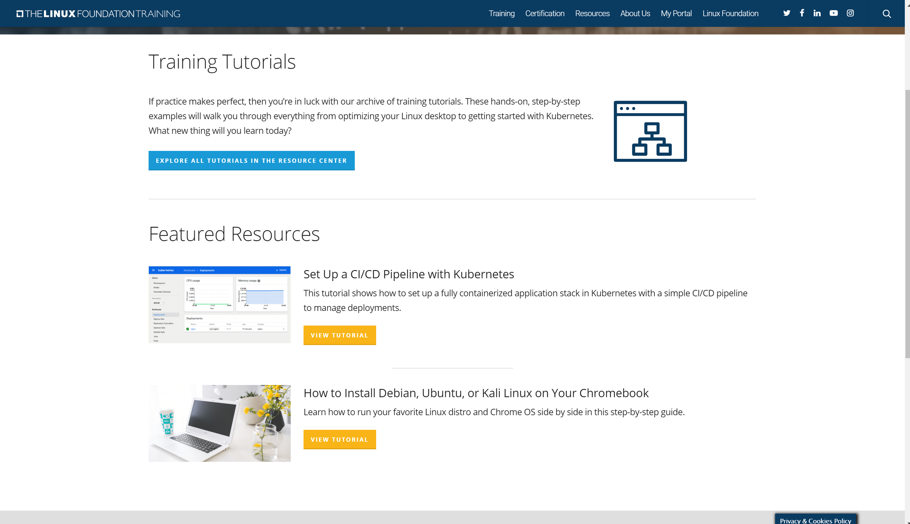 Tutorials for Linux Foundation