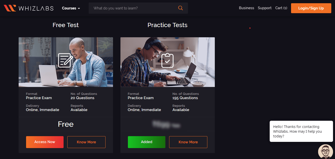 Whizlabs free practice tests- Whizlabs promo codes