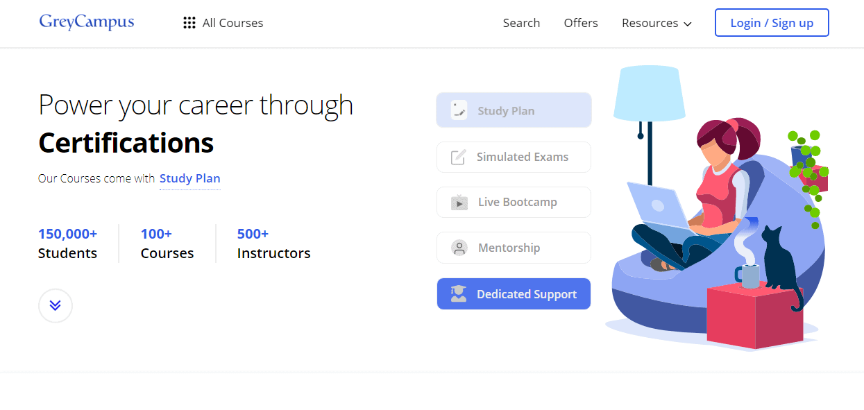 GreyCampus Coupon Codes on certifications