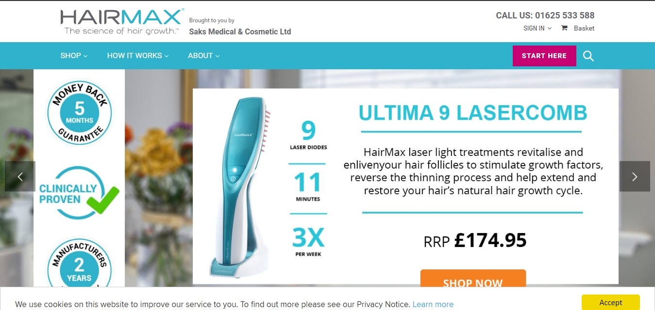 HairMax Discount Coupons