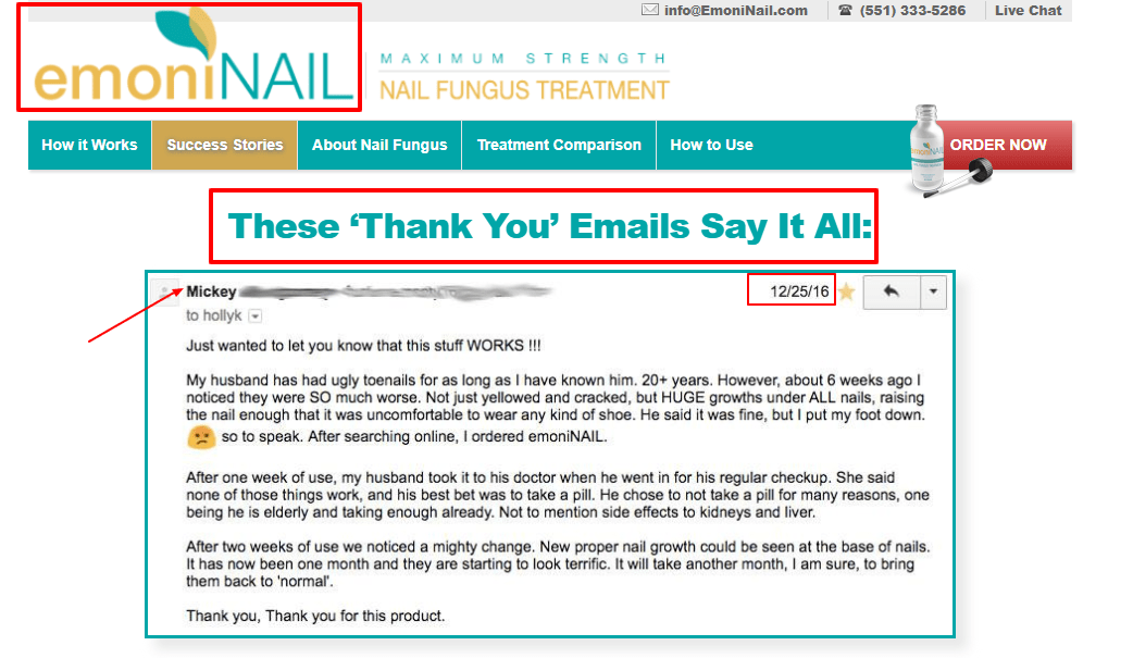 EmoniNail Review - Success Stories – EmoniNail™ Nail Fungus Treatment