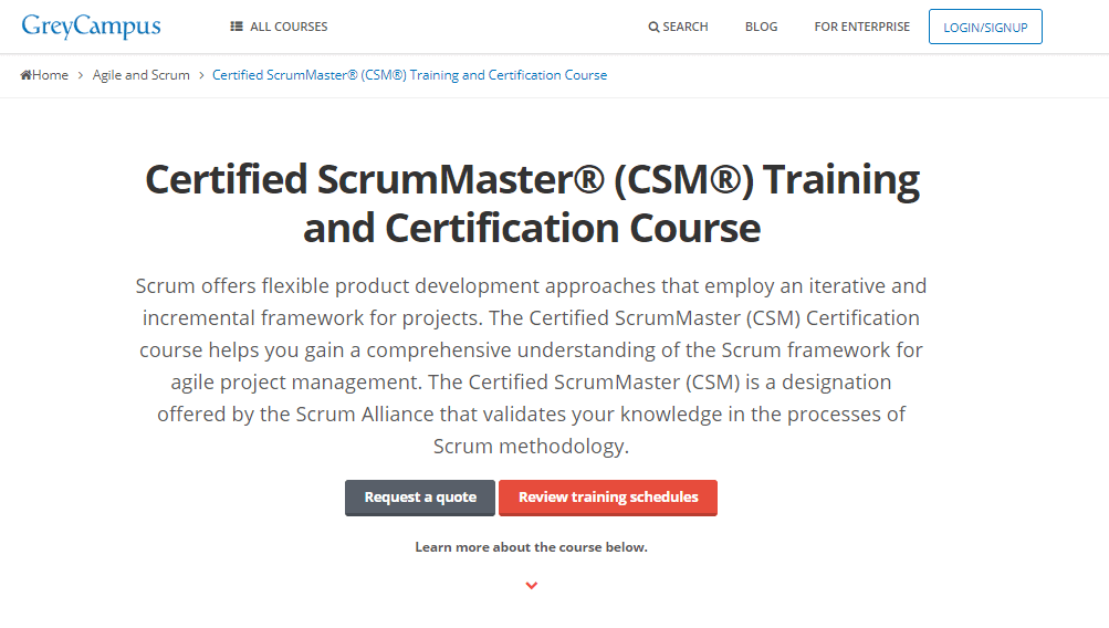 GreyCampus Coupon Codes- Scrum Master training