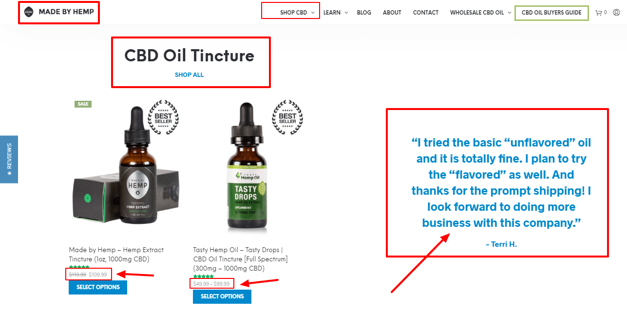 Made By Hemp Review - Best CBD Oil for Sale Online