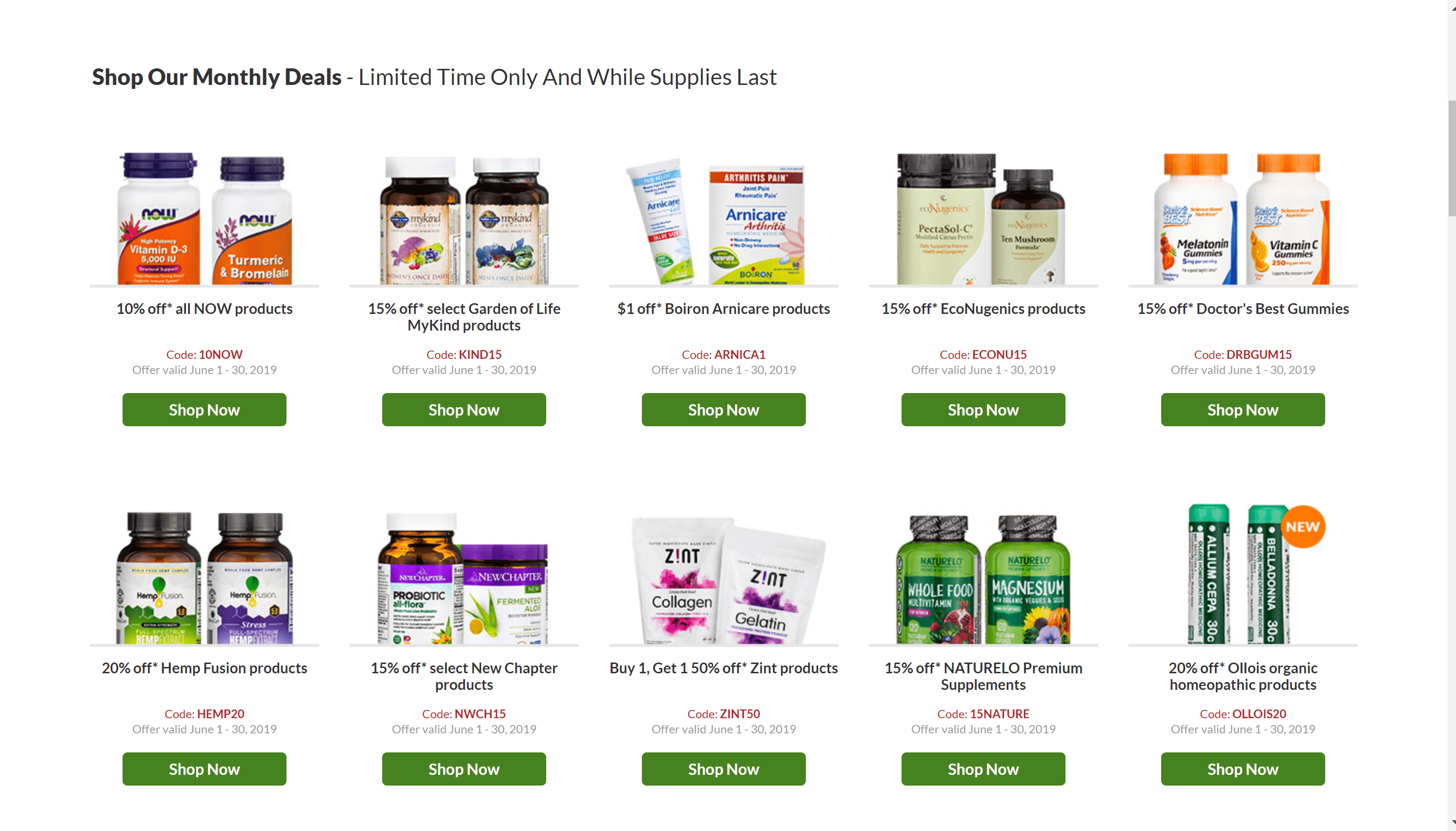 PureFormulas first order deals