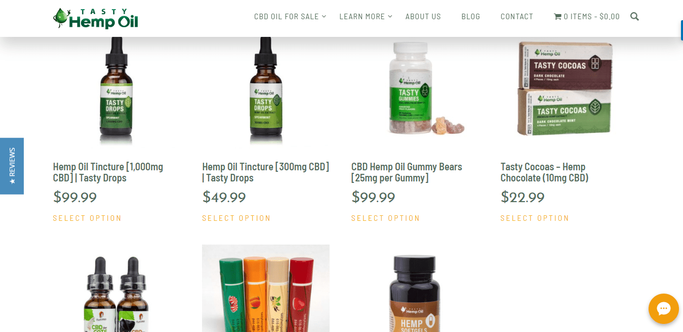 Tasty Hemp Oil discount codes